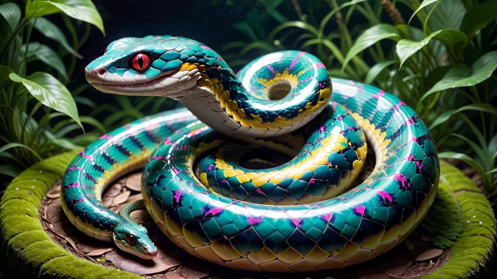 Khi mơ thấy rắn xanh dương tượng trưng cho tình duyên, suôn sẻ. Đánh số 22, 33, 44