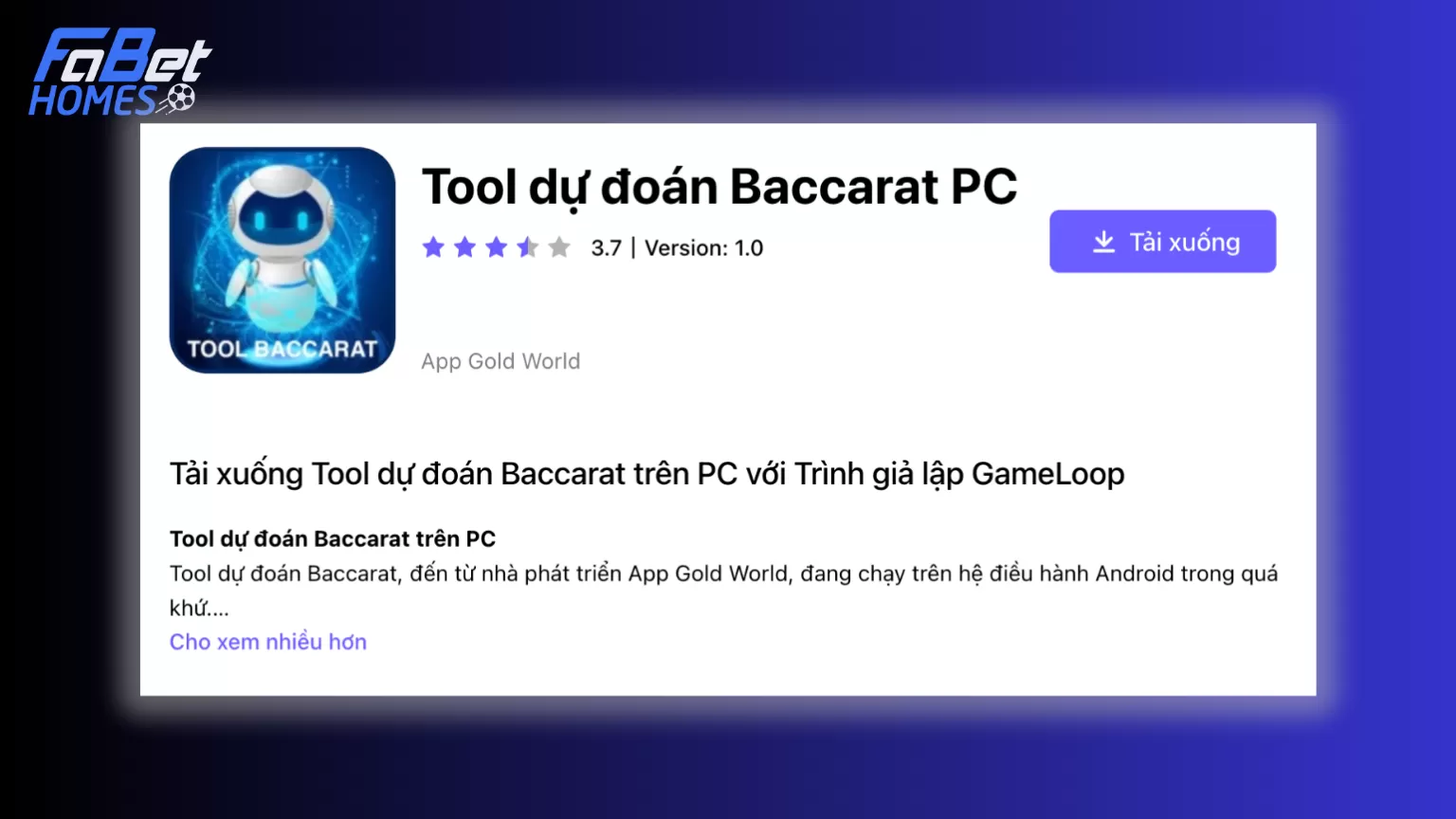 phần mềm tool hack baccarat