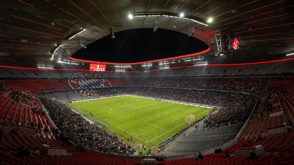 Sân vận động Munich còn gọi là Allianz Arena tại thành phố München