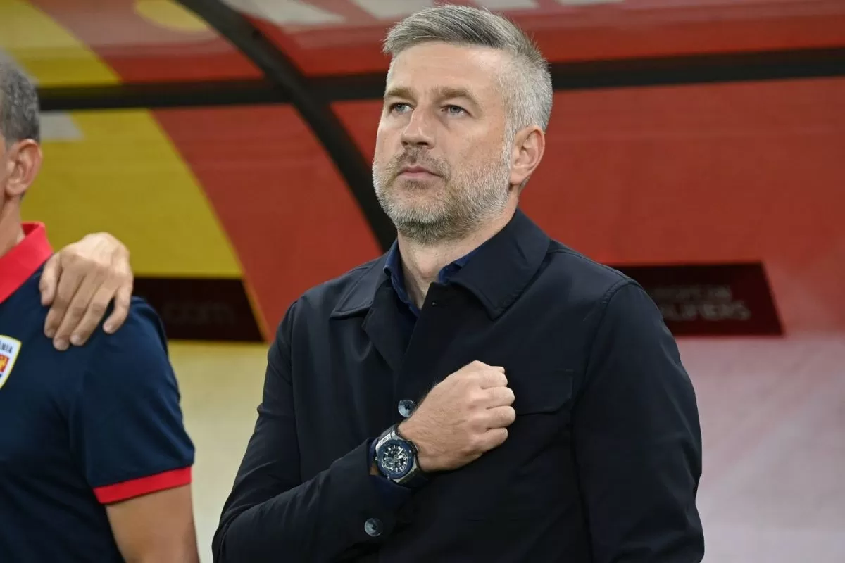 Huấn luyện viên đội tuyển Romania Edward Iordănescu tại Euro 2024