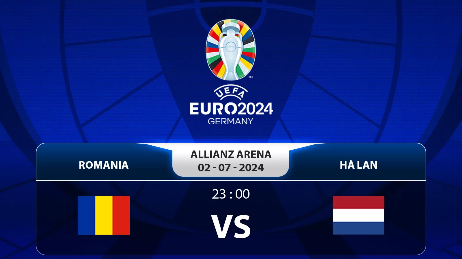 Nhận định, soi kèo Romania vs Hà Lan 23h00 02/7/2024 - Vòng 1/8 Euro 2024