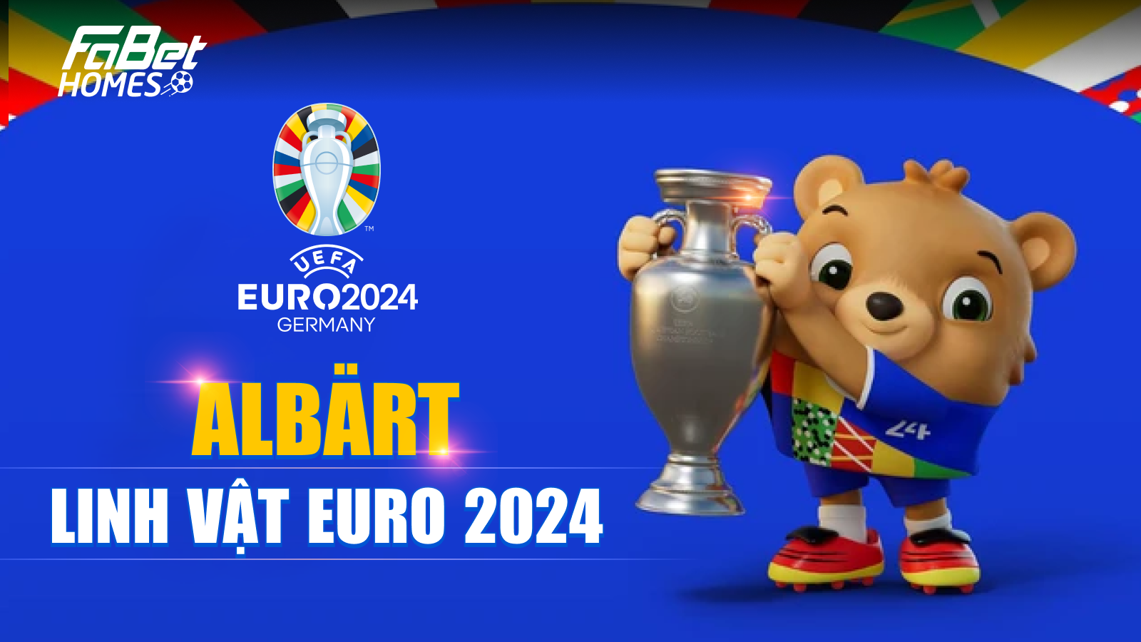 Linh vật chính thức của giải đấu Euro tên Albärt